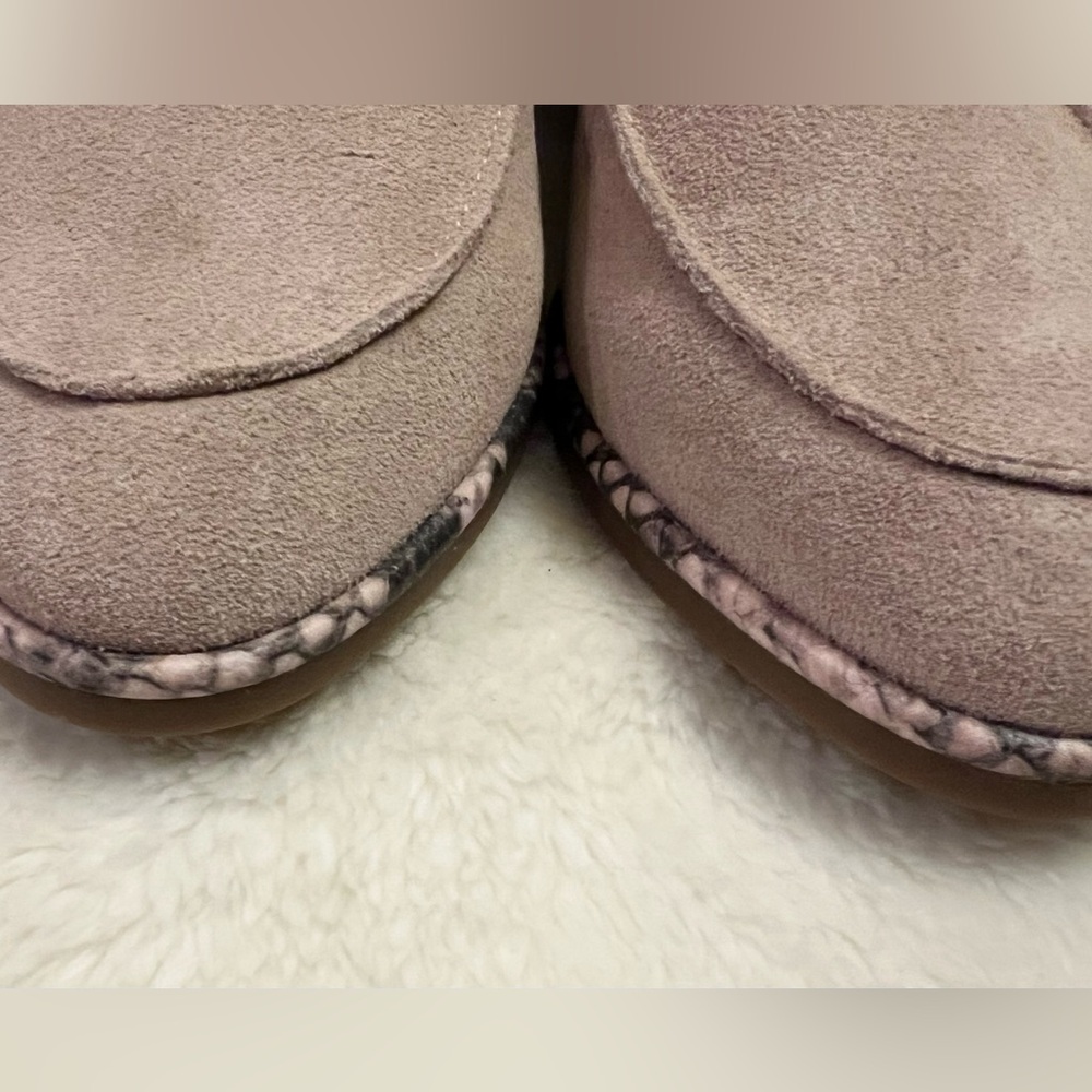 Dolce Vita Cruze Loafers Natural Suede NIB Size 7 - Picture 4 of 8